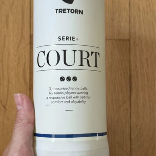 Tretorn Serie+ Court tennis balls, pack of 3, yellow