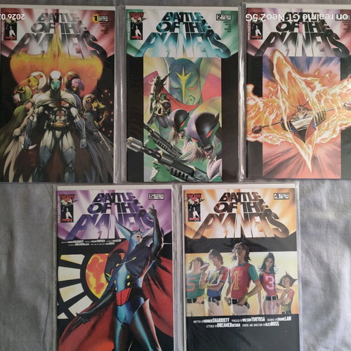 Battle of the Planets #1-5 mint comics in plastic box