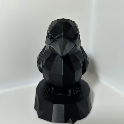 3D Printed Low-Poly Kingfisher Decorative Figure