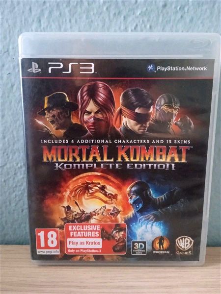 Mortal Kombat Komplete Edition PAL Playstation 3