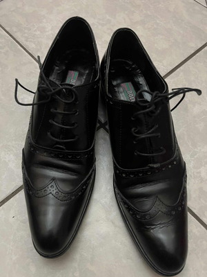 Men's leather shoes size 38 like new, Italian