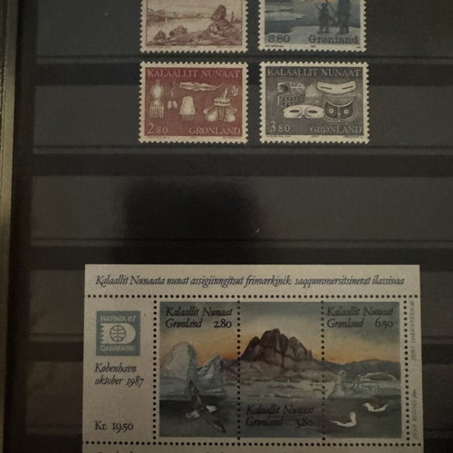 Greenland stamp booklets series 1983-1987