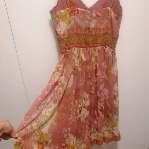 Rene Derhy midi dress new, colorful embroidered design