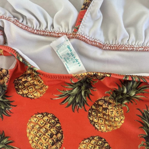 Pineapples Swimwear ASOS used, size S, orange