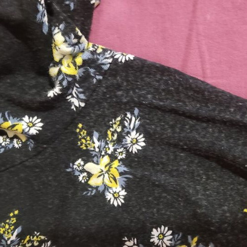 Long black viscose summer dress used, sizes Medium-Large-XL Bonprix
