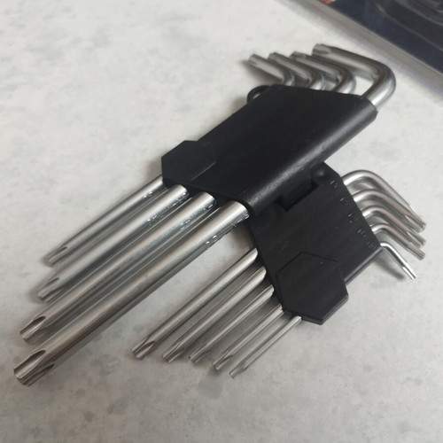 Torx L-Shaped Key Set 9 Pieces New