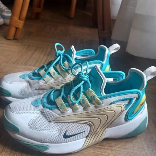 Nike Zoom 2k shoes used, EU37.5, white and blue