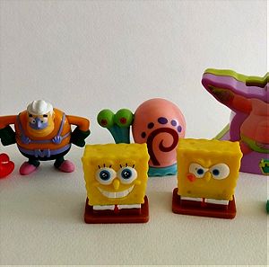 8 φιγούρες SpongeBob πακετο