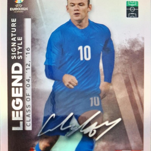 Wayne Rooney Euro 2024 Signature Card like new