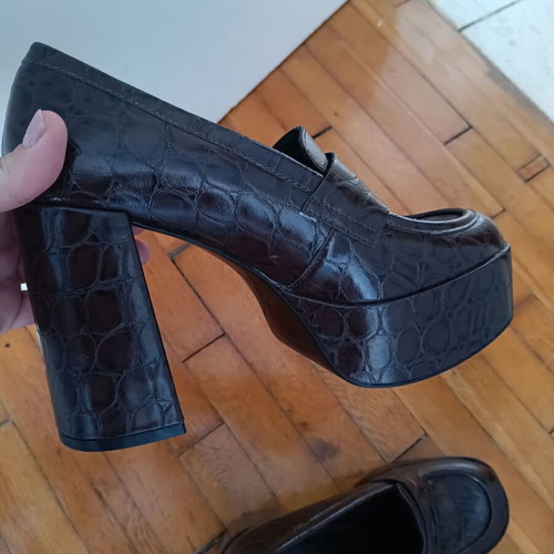 Bershka heels new, size 38, brown
