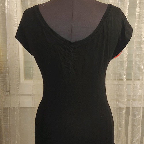 Vintage Prima Linea Italia blouse with Pin-up Girl print and rhinestones like new