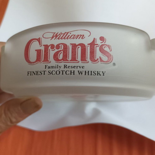 Grands Whisky Promotional Ashtray used, 14.5 cm diameter, four slots