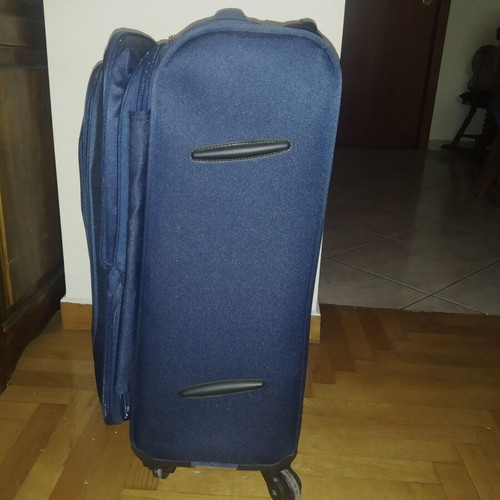 RCM Xplorer Cabin Suitcase Blue New 58x36x24 cm with 4 Wheels