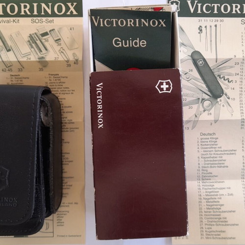 Victorinox 1.8810 Survival Kit used with sheath wear
