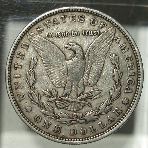 Silver American Dollar Morgan Dollar 1880 used