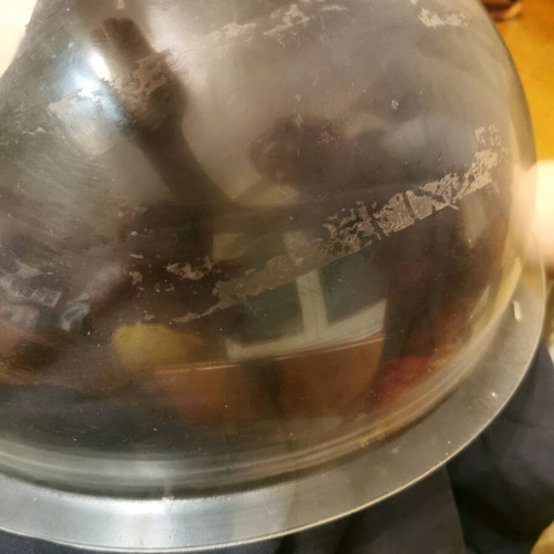 Plexiglass platter used with lid