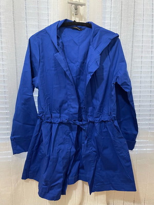 Blue fabric outerwear Secret new, one size