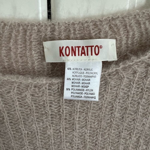 Kontatto beige sweater like new, size M