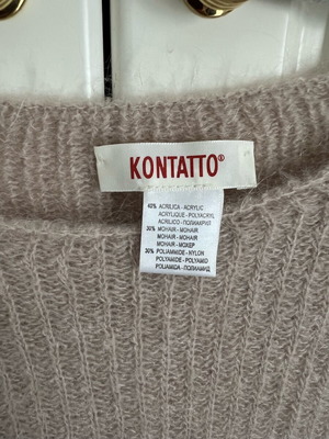 Kontatto beige sweater like new, size M