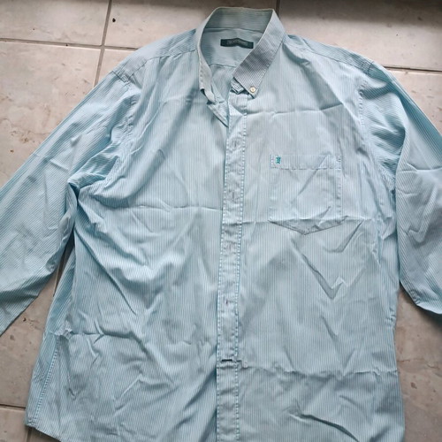 The Bostonians shirt used no 48 x large light blue 100% cotton