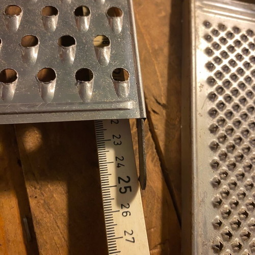 Old graters unused, set of 2, aluminum, like new