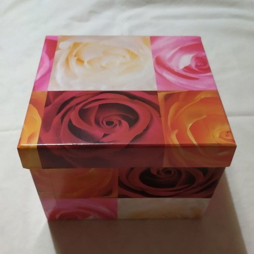 Paper box for organization new, size 16x16x11 cm