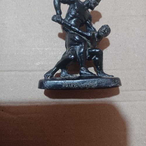Ringer Hercules vs Antaeus vintage plastic figurine used