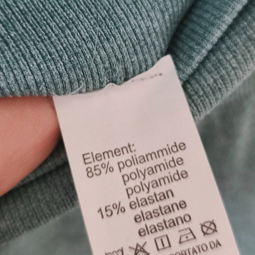 Seamless sports leggings petrol high waisted scrunch butt one size new