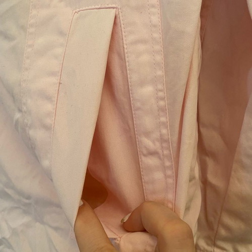 Women's pink pastel trench coat small used