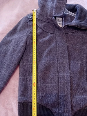 Pull & Bear jacket like new, gray and beige, size S