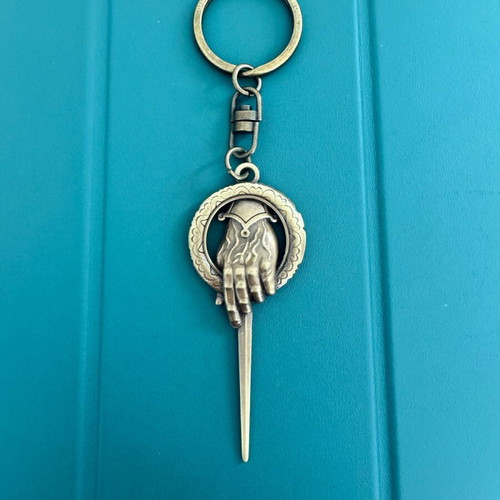 Game Of Thrones Hand of King Abysse keychain like new, multicolor