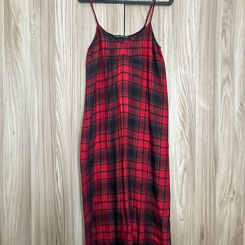 Zara plaid dress new, size XS, comfortable straight fit