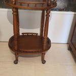Table with wheels used, height 65cm