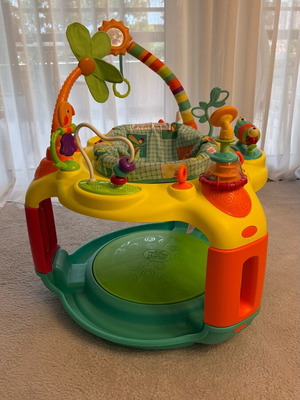 Bounce Bounce Baby Jumper Playful Pond activity seat like new