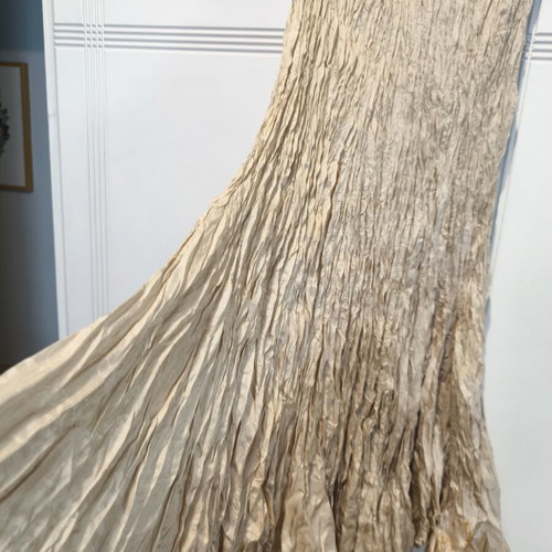 Skirt Celestino new, silk nude color, size M