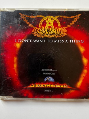Aerosmith I Don't Want To Miss A Thing CD single used, rock