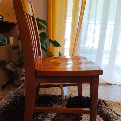 Mexil chairs set of 2 like new, iron and wood