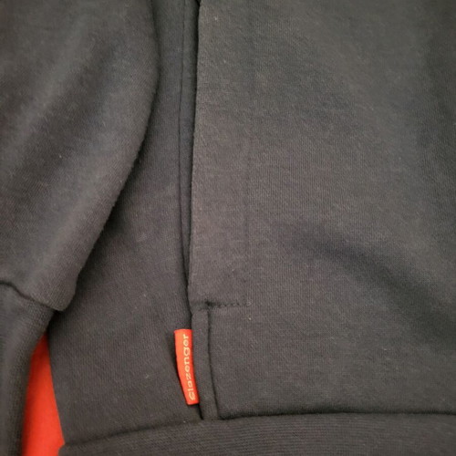Slazenger Hoodie jacket used, size Large, blue petrol