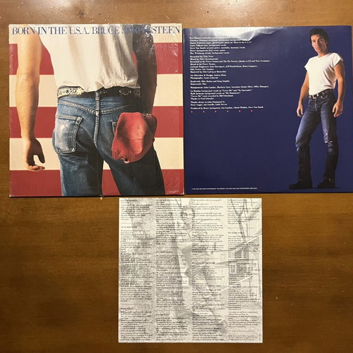 Bruce Springsteen Born in the USA LP like new, 2007 reissue