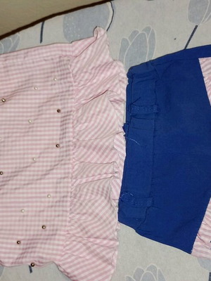 Girls' Summer Set like new, size 36 months, blue and pink