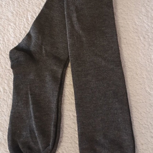 Women's grey over-the-knee socks, one size, new