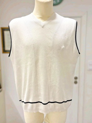 Puma Sweater Vest Vintage 90s Size XL White embroidered logo used