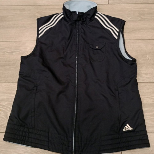 Adidas ClimaWarm reversible fleece and windproof vest used