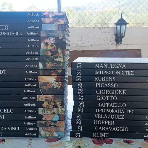 Art Book collection of painters, 32 volumes