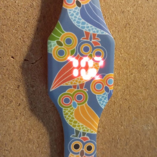 Collectible LED Watch with Owls from Acropolis Museum, new