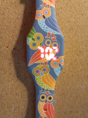 Collectible LED Watch with Owls from Acropolis Museum, new