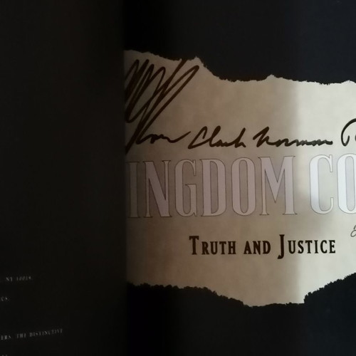 Kingdome Come #2 signed comic like new