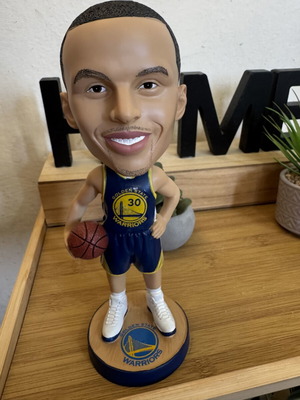Stephen Curry NBA bobblehead figure, resin, 22 cm, hand-painted