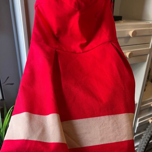 Zara strapless dress S coral like new