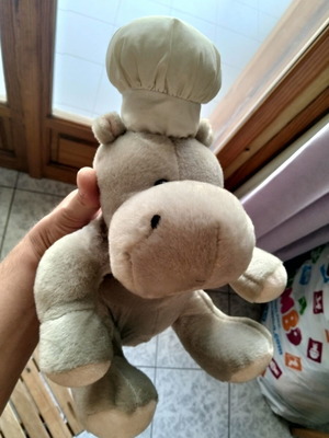 Plush hippopotamus like new